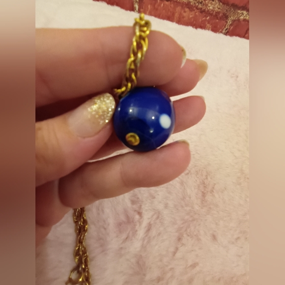 𝑷𝒐𝒓𝒄𝒆𝒍𝒂𝒊𝒏 𝑩𝒍𝒖𝒆 𝑬𝒈𝒈 𝒀𝟐𝑲 𝑷𝒆𝒏𝒅𝒂𝒏𝒕 𝑵𝒆𝒄𝒌𝒍𝒂𝒄𝒆 - Picture 4 of 9